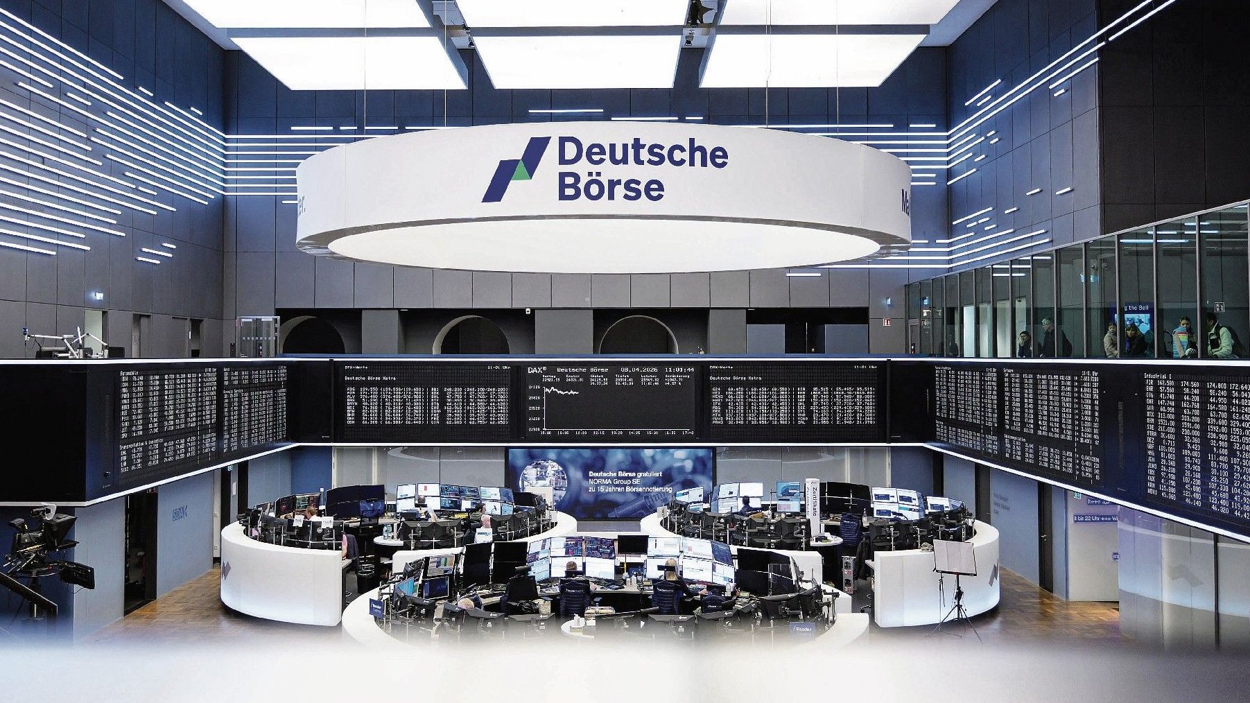 Quartalszahlen: Deutsche Börse profitiert von Krisen-Volatilität an den Finanzmärkten