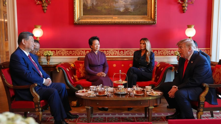 Staatsbesuch: Xi beendet USA-Besuch: Viel Pomp und demonstrative Harmonie