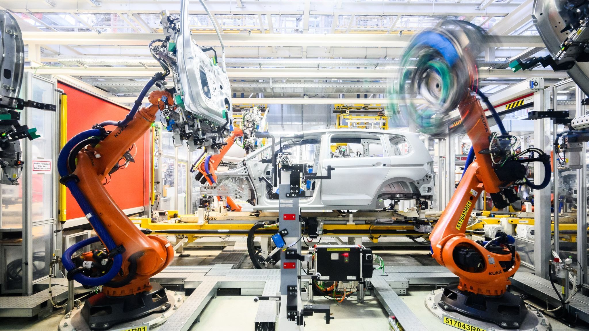 Automatisierung: Autoindustrie bremst Robotik-Ausbau in Deutschland