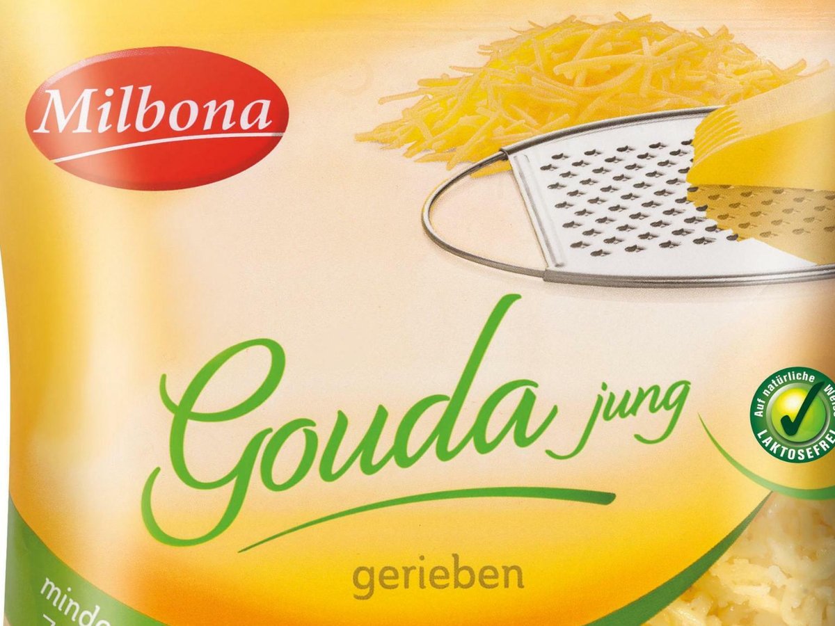 Milbona Lidl Marke Käse zurück Gouda Kunststoffe der – im ruft