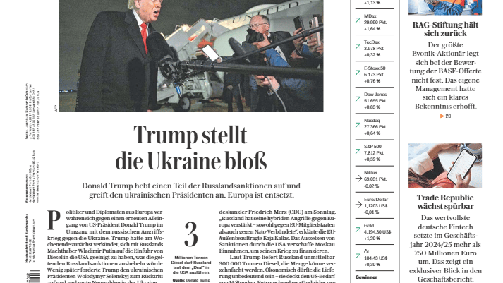 No story details provided beyond a Handelsblatt PDF listing