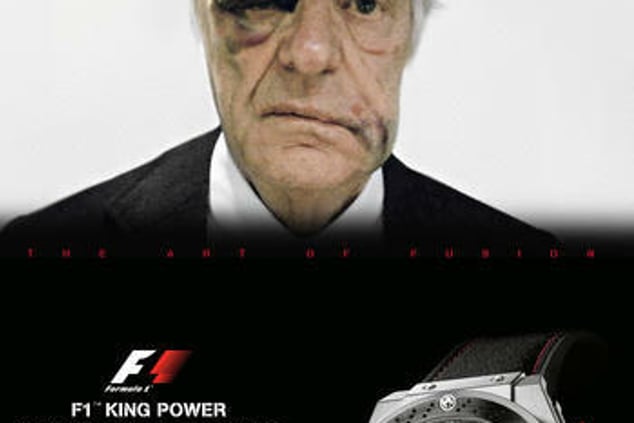Bernie ecclestone hublot ad sales