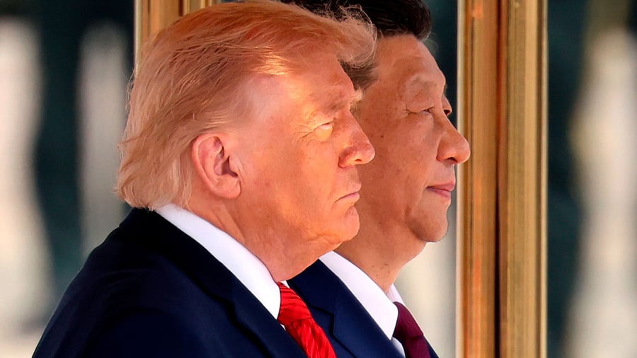 Gipfel in Washington: Großer Empfang, lange Konfliktliste: Xi besucht Trump