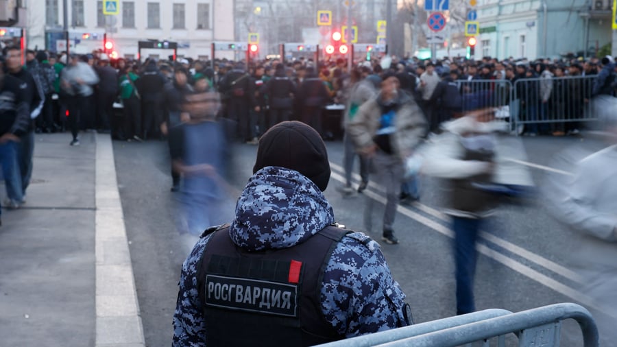 +++ Ukraine-Krieg +++: Moskau: Hohe Sicherheitsvorkehrungen in der russischen Hauptstadt.