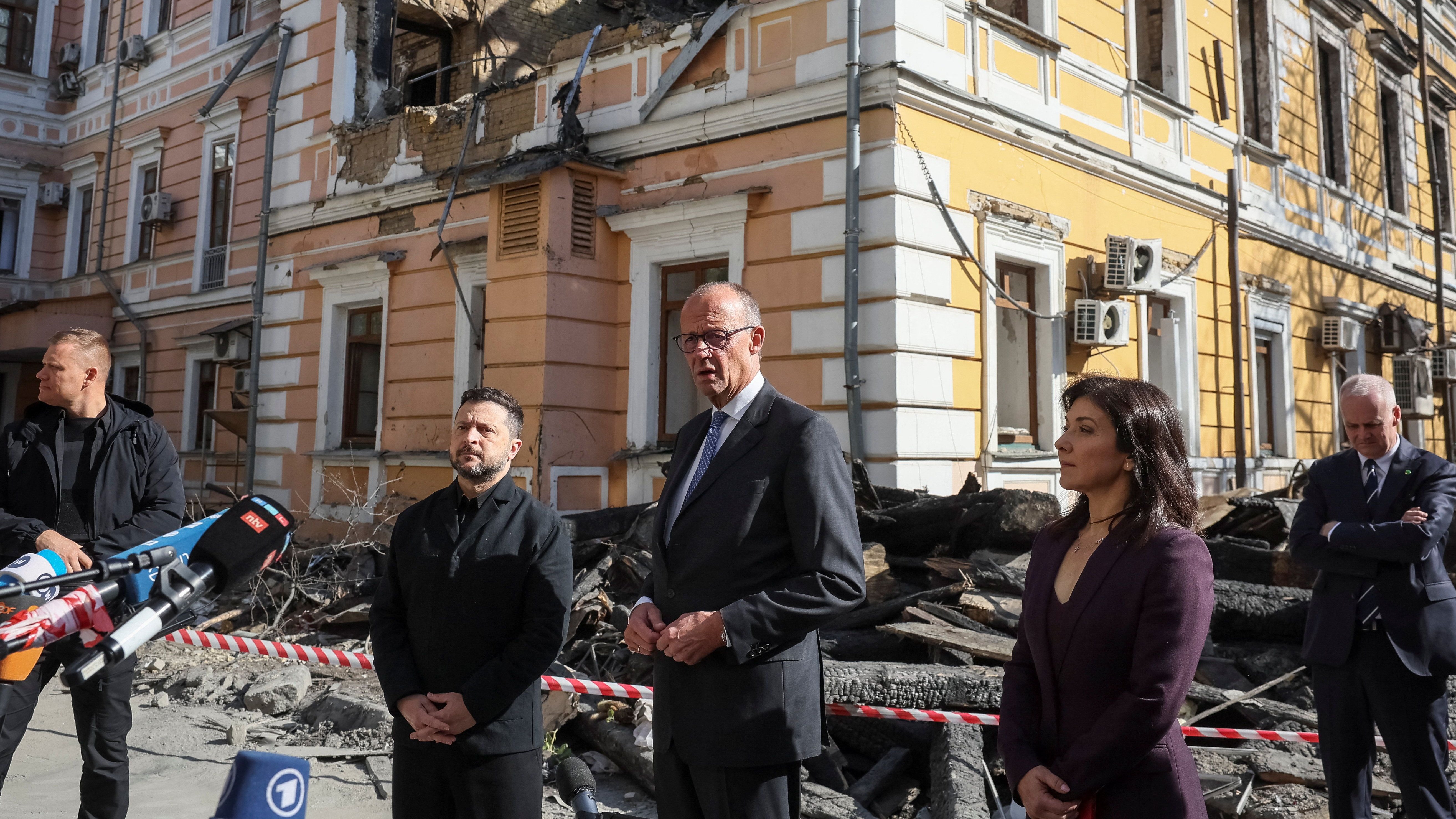 Kyiv visit: Merz appeals to Putin – “Stop this senseless war”