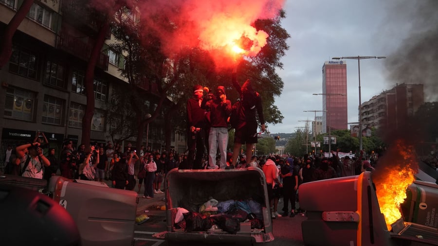 Kritik an Israel : Streiks und Demos in Spanien gegen Israel wegen Gaza