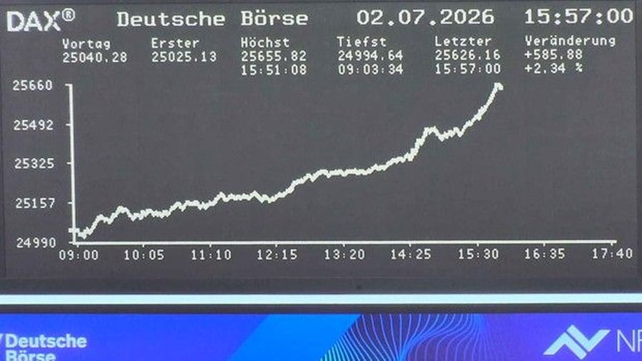 Dax aktuell: Dax schließt nach neuem Rekord deutlich im Plus