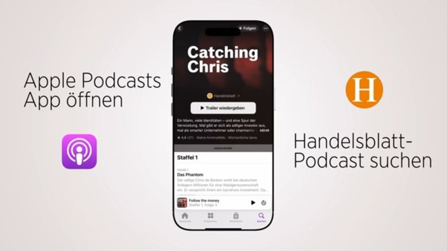 So verbinden Sie ihr Handelsblatt-Abo mit Apple Podcasts