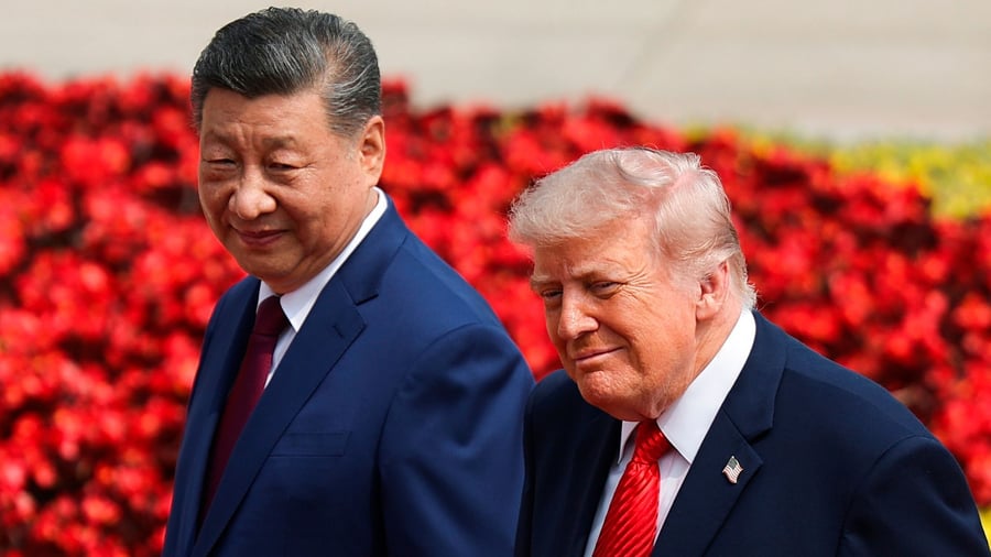 Staatsbesuch: Das fällt auf beim Treffen von Trump und Xi