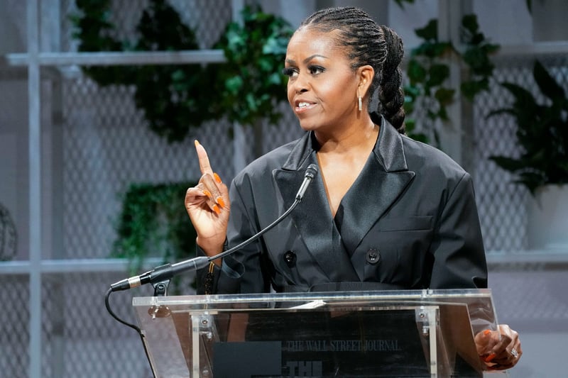 Michelle Obama spricht auf Münchener Gründer-Messe Bits & Pretzels