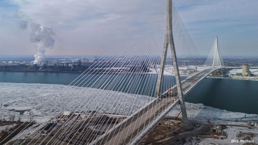 Trade route: dispute over border bridge: Carney foresees a settlement with Trump