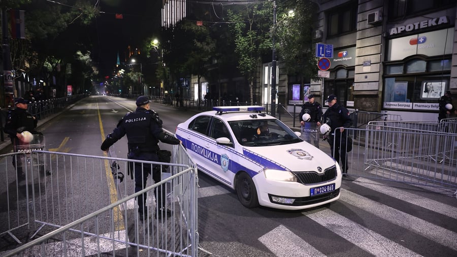 Terrorverdacht: Serbien: Anschlag auf Polizisten vor israelischer Botschaft