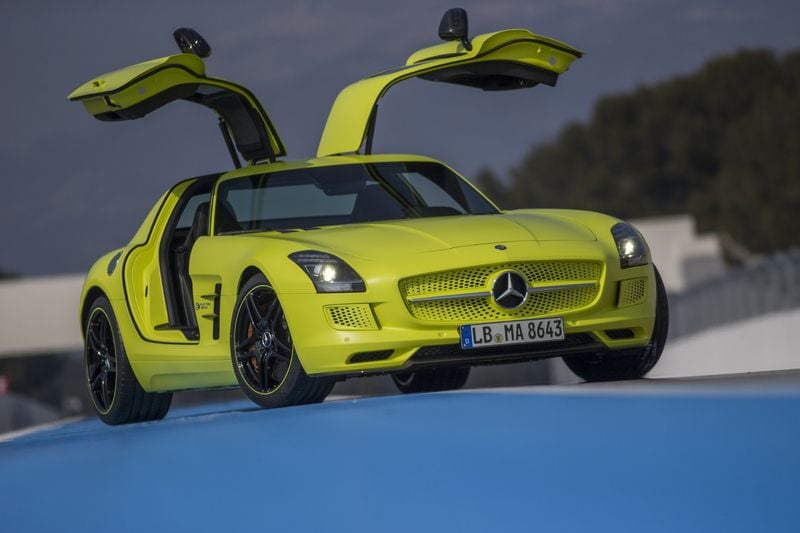Sls mercedes electric car discount