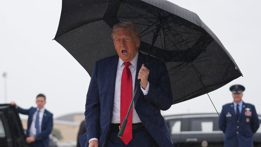 Gaza-Abkommen : Trump vor Abflug nach Israel: „Alle jubeln gleichzeitig“