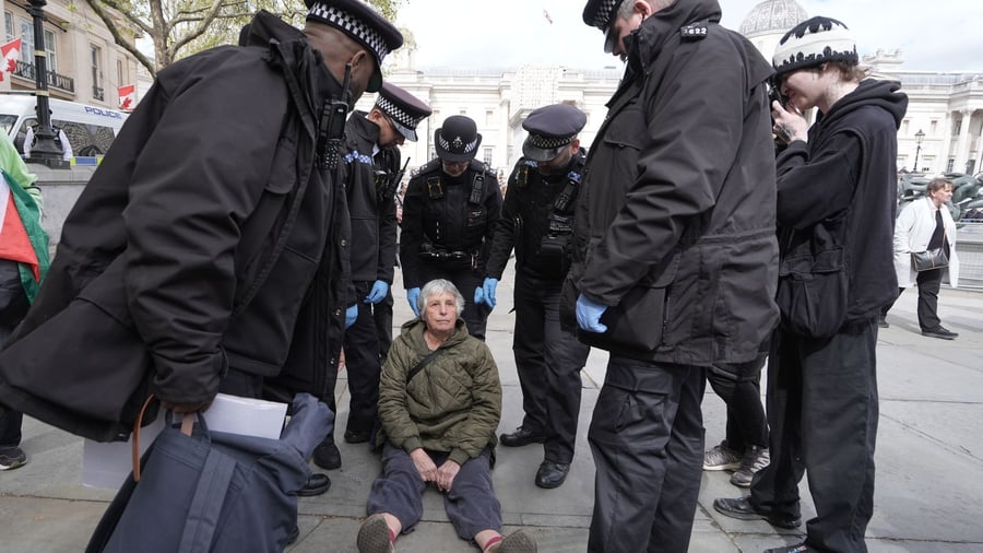 Proteste: Hunderte Festnahmen bei propalästinensischer Demo in London