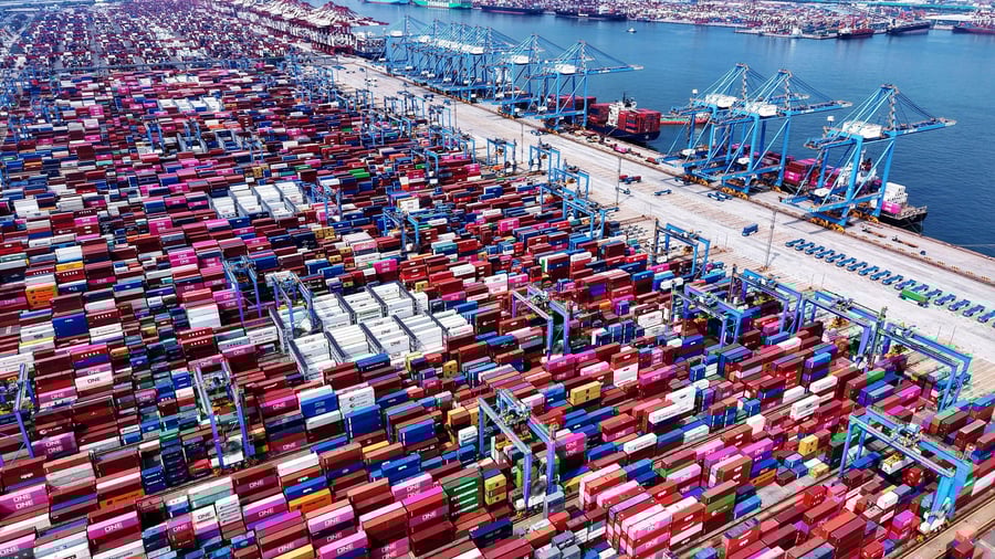 Welthandel : Chinas Exporte und Importe im September deutlich gestiegen