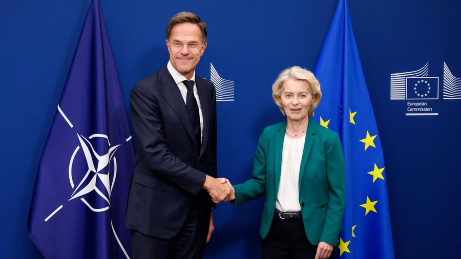 Ukraine-Krieg: Jetzt live: Nato-General Rutte und EU-Chefin von der Leyen sprechen nach Drohnen-Angriff