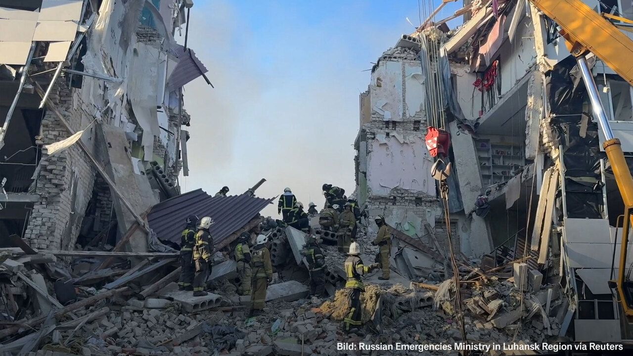Ukraine-Krieg: Russland meldet Tote und Verletzte nach ukrainischem Drohnenangriff in Luhansk