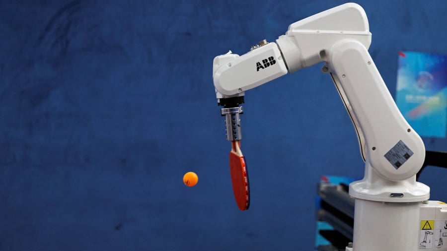 Softbank buys ABB robotics unit