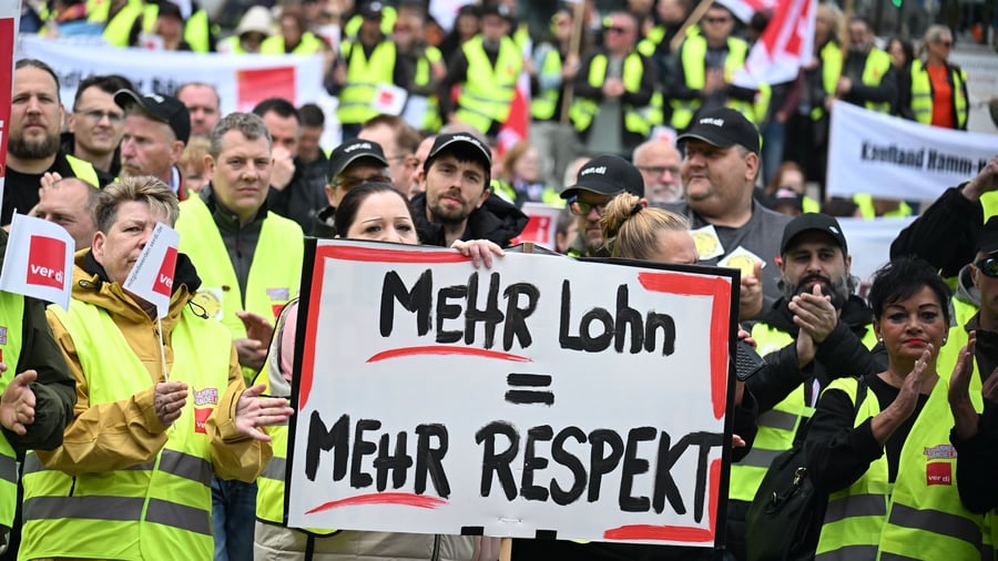 Tarife: Beschäftigte im Handel legen erneut Arbeit nieder