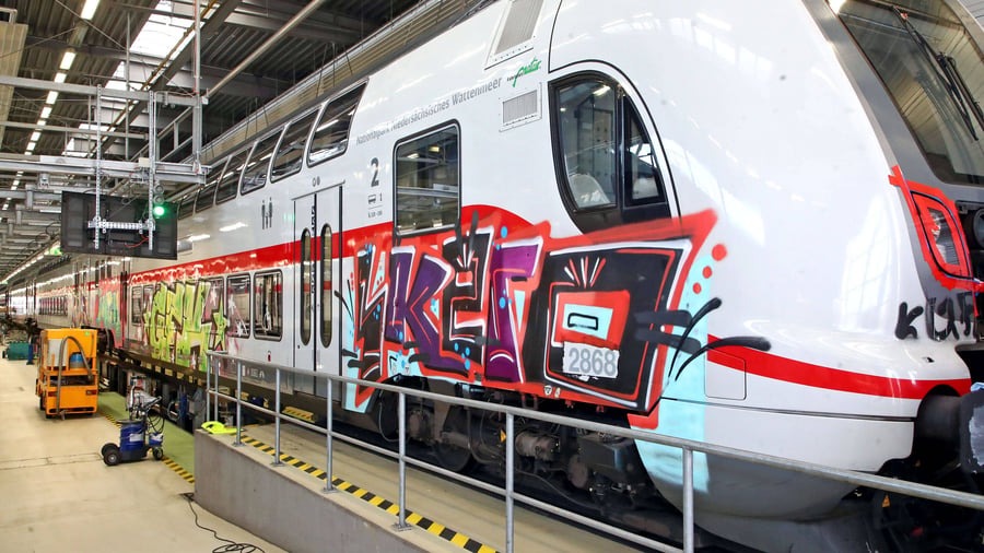 Deutsche Bahn: Vandalismusschäden von über 30 Millionen Euro bei der Bahn