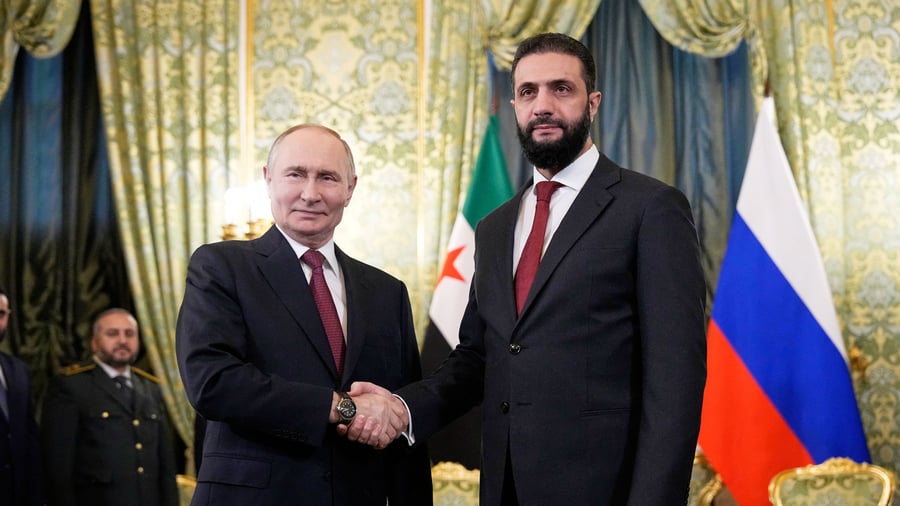 Nach Assads Sturz : Putin begrüßt Syriens Übergangspräsidenten in Moskau