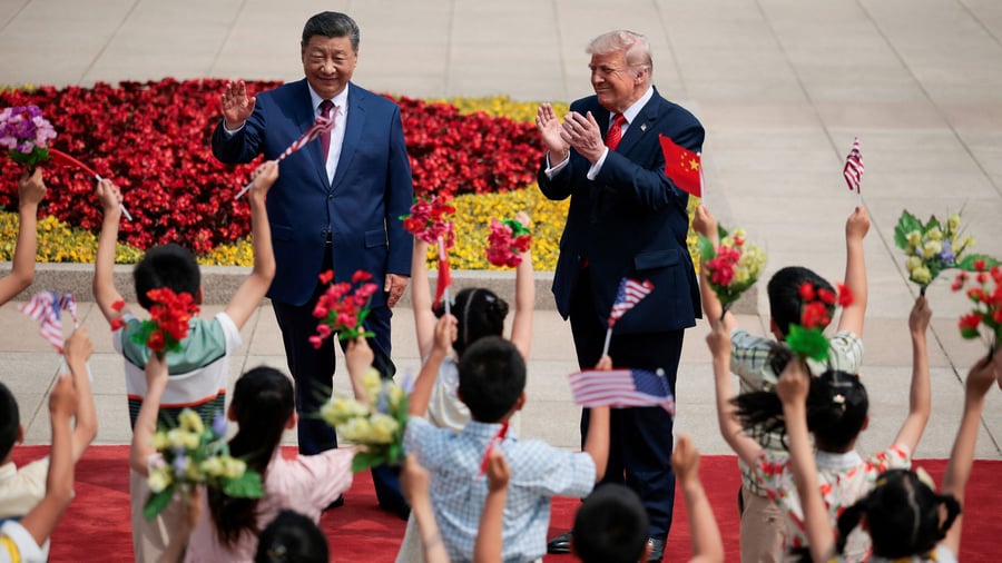 Trump in Peking: Xi warnt Trump vor „Konflikt“ wegen Taiwan