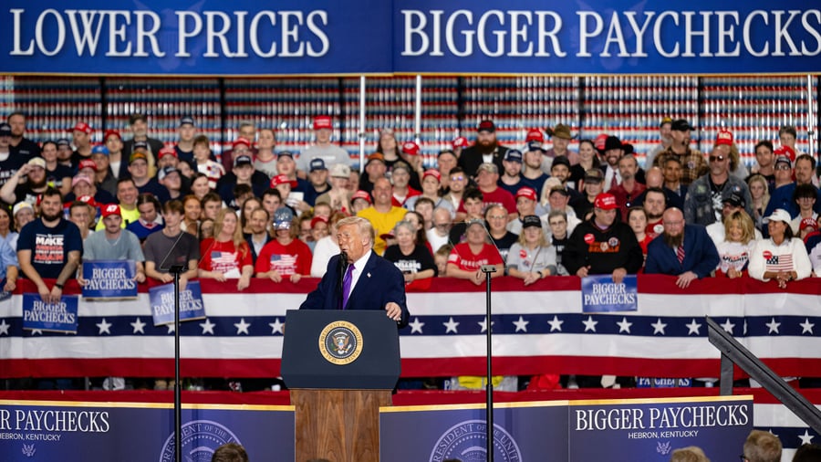 Handelsstreit: Donald Trump zieht die US-Zollmauer langsam wieder hoch