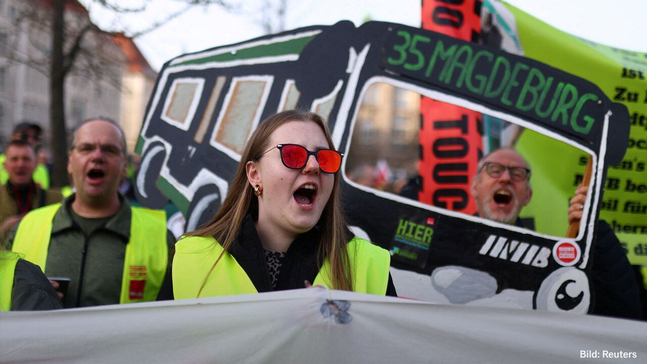 Warnstreiks im &Ouml;PNV haben begonnen
