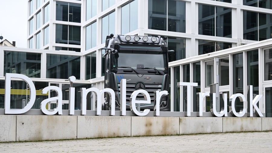 Nutzfahrzeughersteller: Gewinn von Daimler Truck um 80 Prozent eingebrochen