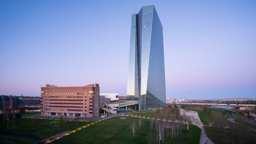 Eurozone inflation eases before ECB