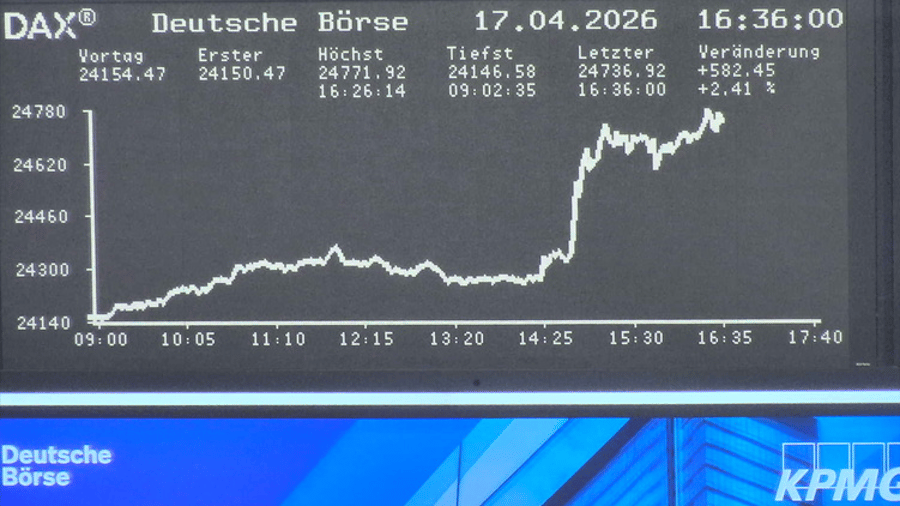 Dax aktuell: Dax schließt nach Hormus-Öffnung deutlich im Plus – Airline-Aktie gewinnt sechs Prozent