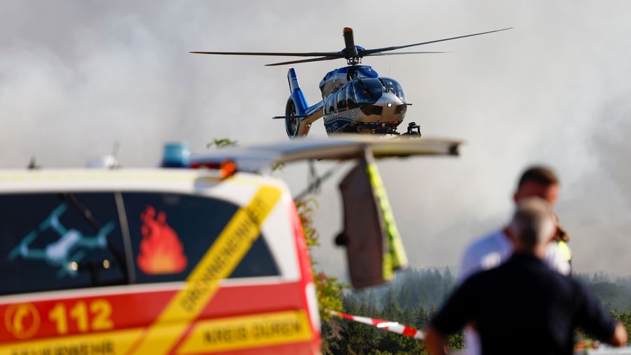 Hitzewelle: Waldbrand in NRW-Ortsteil – 1.800 Menschen wurden evakuiert