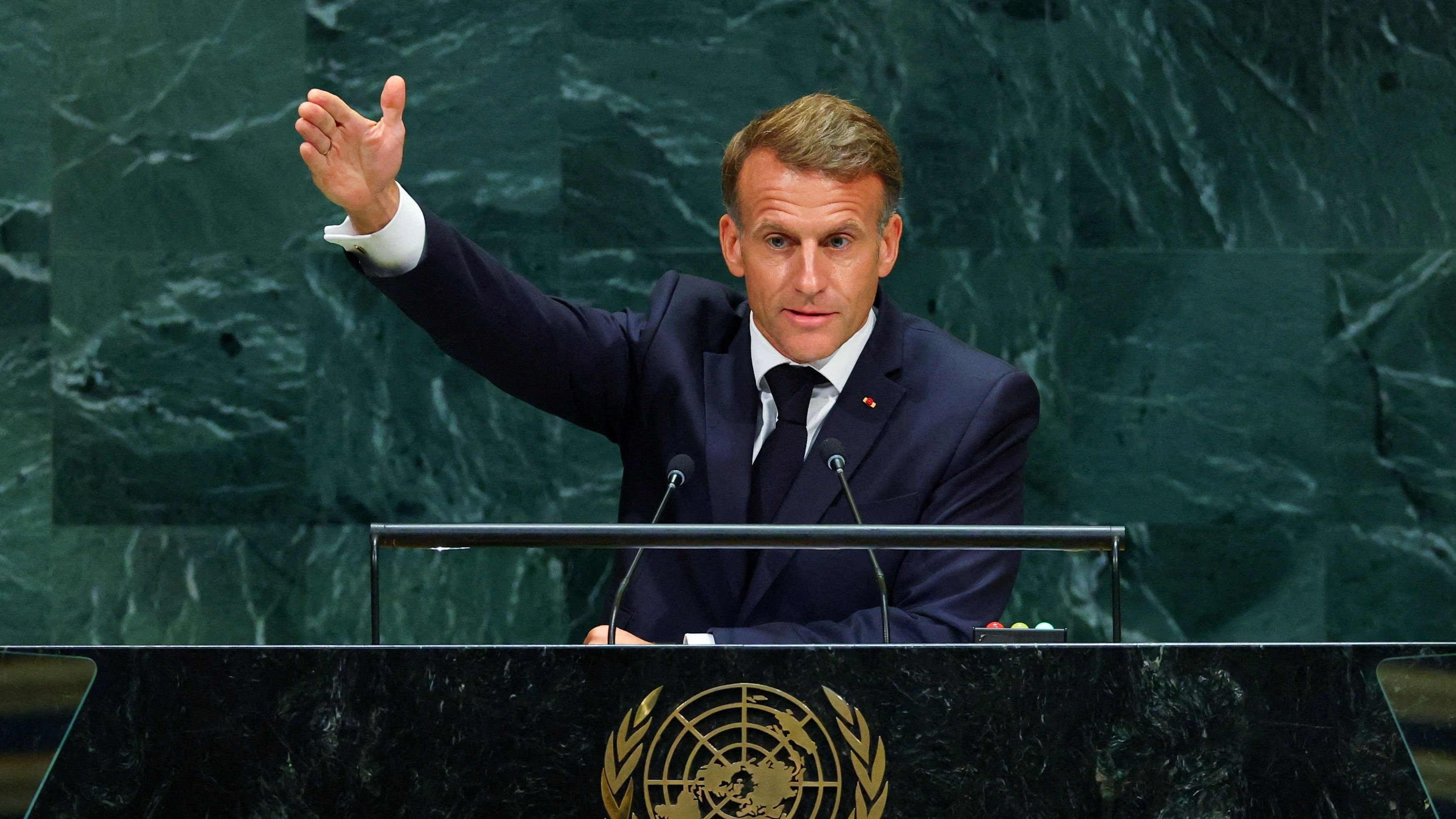 Iran-Krieg: Macron kritisiert in letzter Rede vor UN Trump und Israel scharf