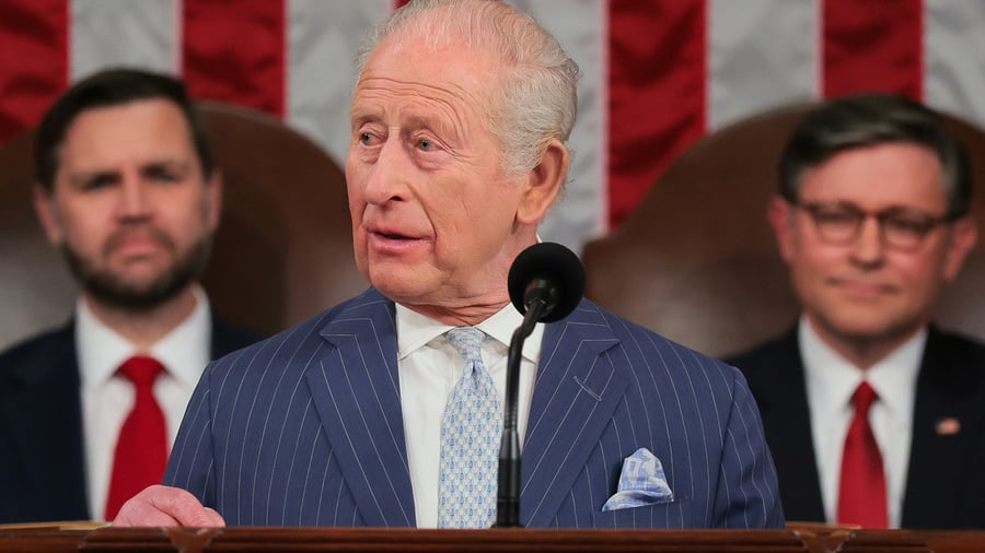 Heikler Staatsbesuch: Charles im US-Kongress: Können Differenzen wieder überwinden