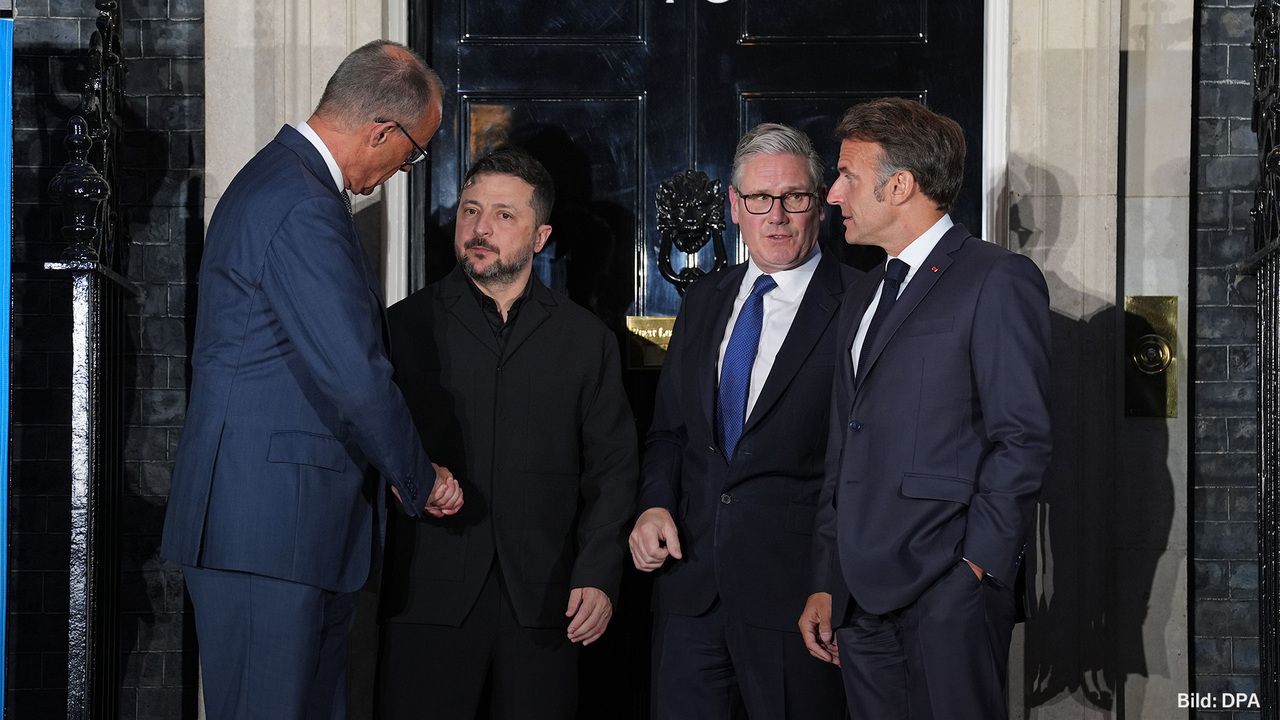 Ukraine-Krieg: Deutschland, Frankreich und Großbritannien fo