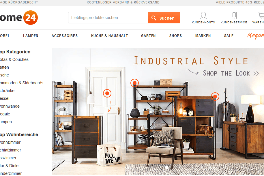 Online-Handel: Home24 eröffnet neues Lager
