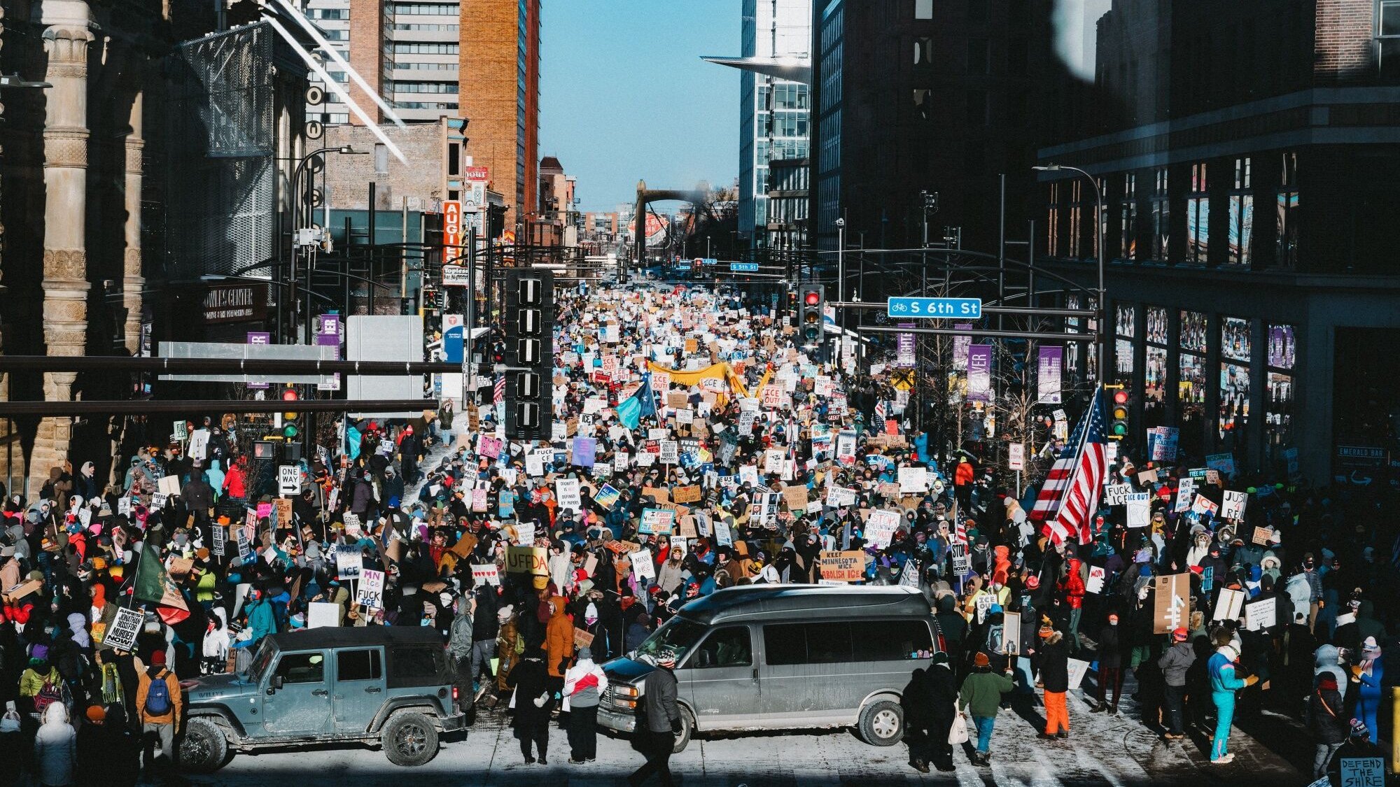 USA: Tausende protestieren in Minnesota gegen ICE-Einsatz