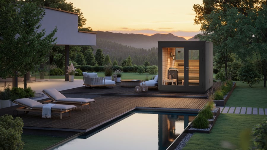 Immobilien: Eine Sauna im eigenen Garten? Worauf Eigentümer achten sollten