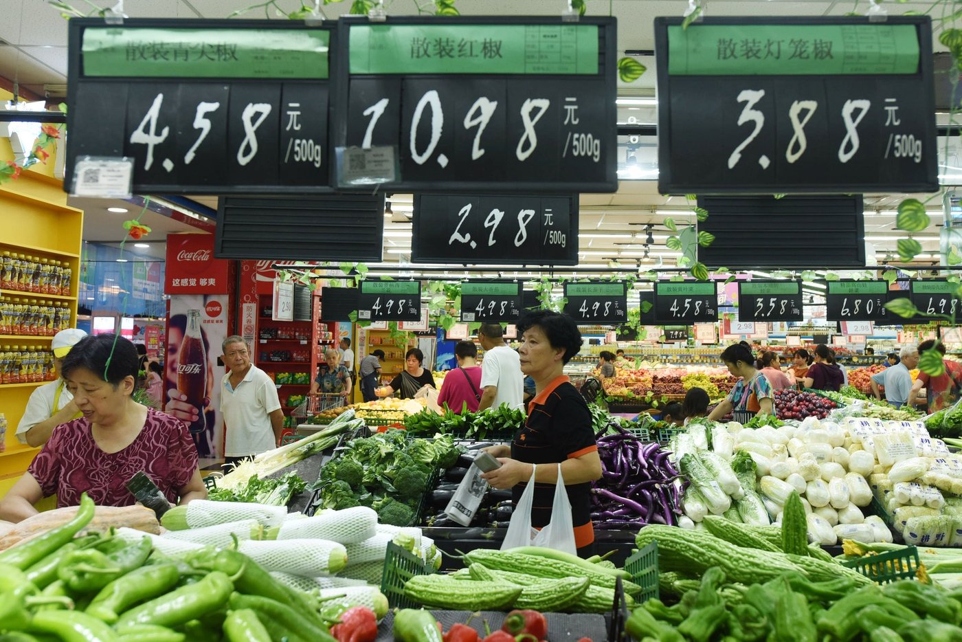 Inflationsdaten: Chinas Verbraucherpreise im Juli unverändert