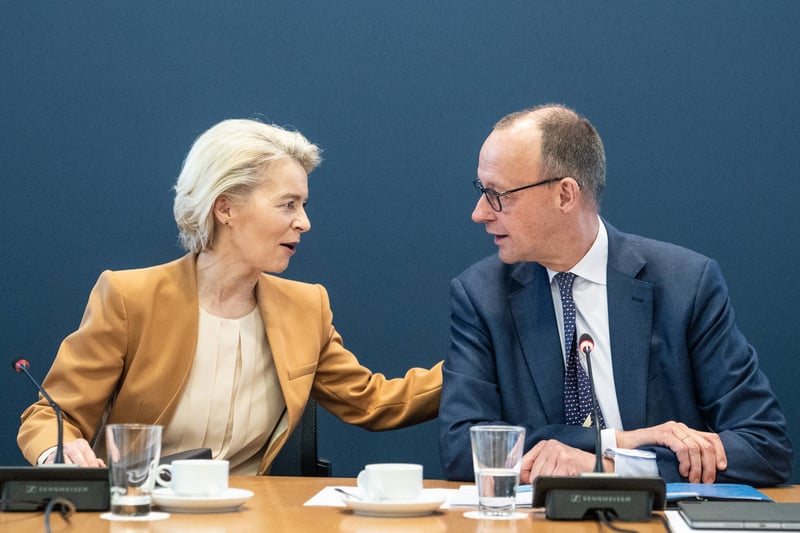EU-Kommission: Merz unterstützt von der Leyen – und verlangt neue  Wirtschaftspolitik