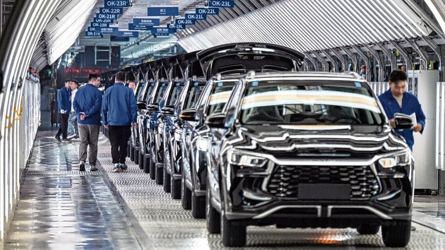 Industrie: Chinas Automarkt dürfte deutlich schrumpfen
