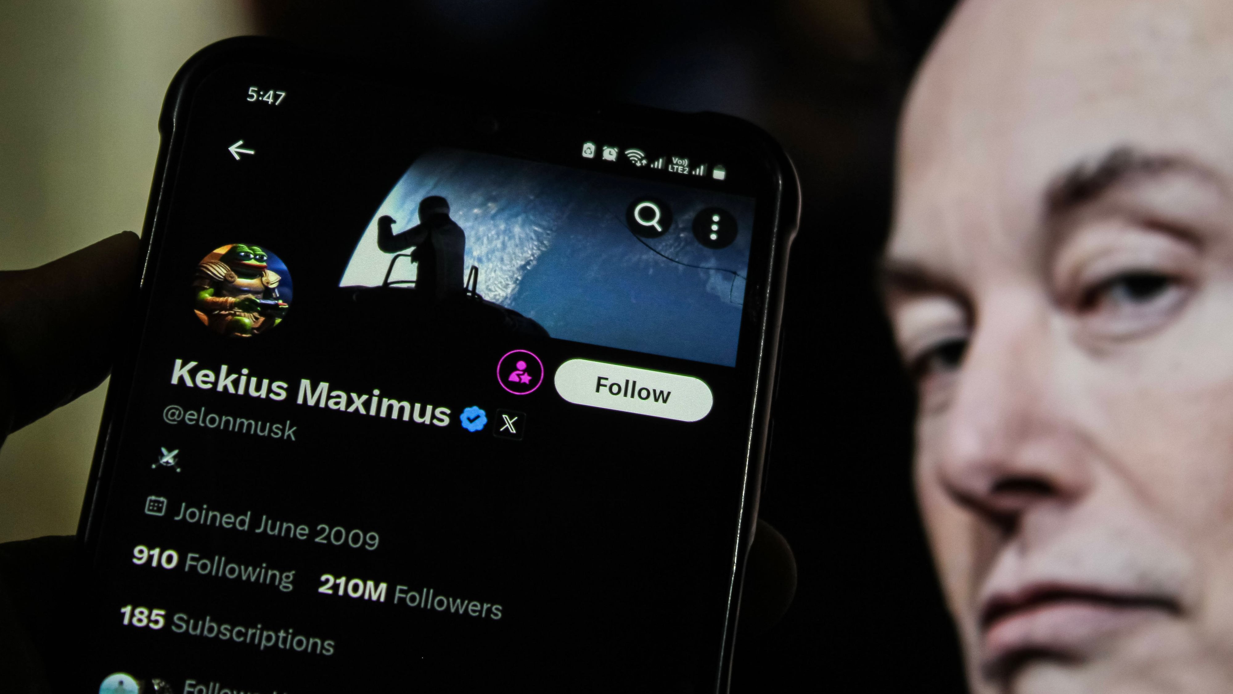 Elon Musk: X-Chef nennt sich „Kekius Maximus“ – zwei Kryptocoins steigen