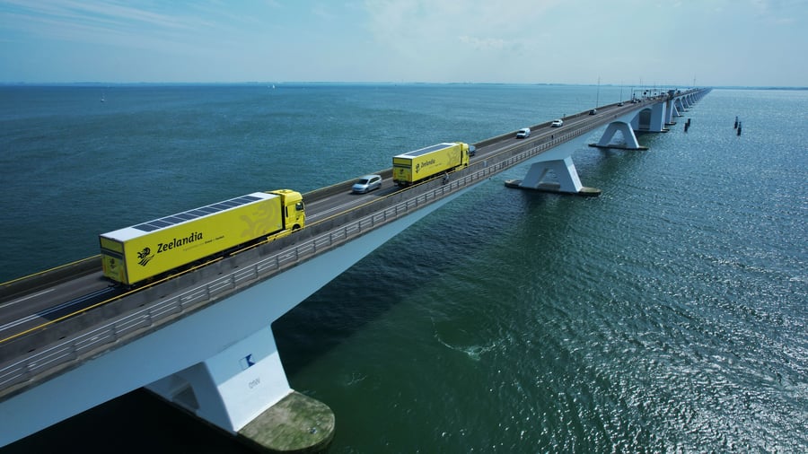 Logistik: Wie Verbrenner mit Solarzellen auf dem D