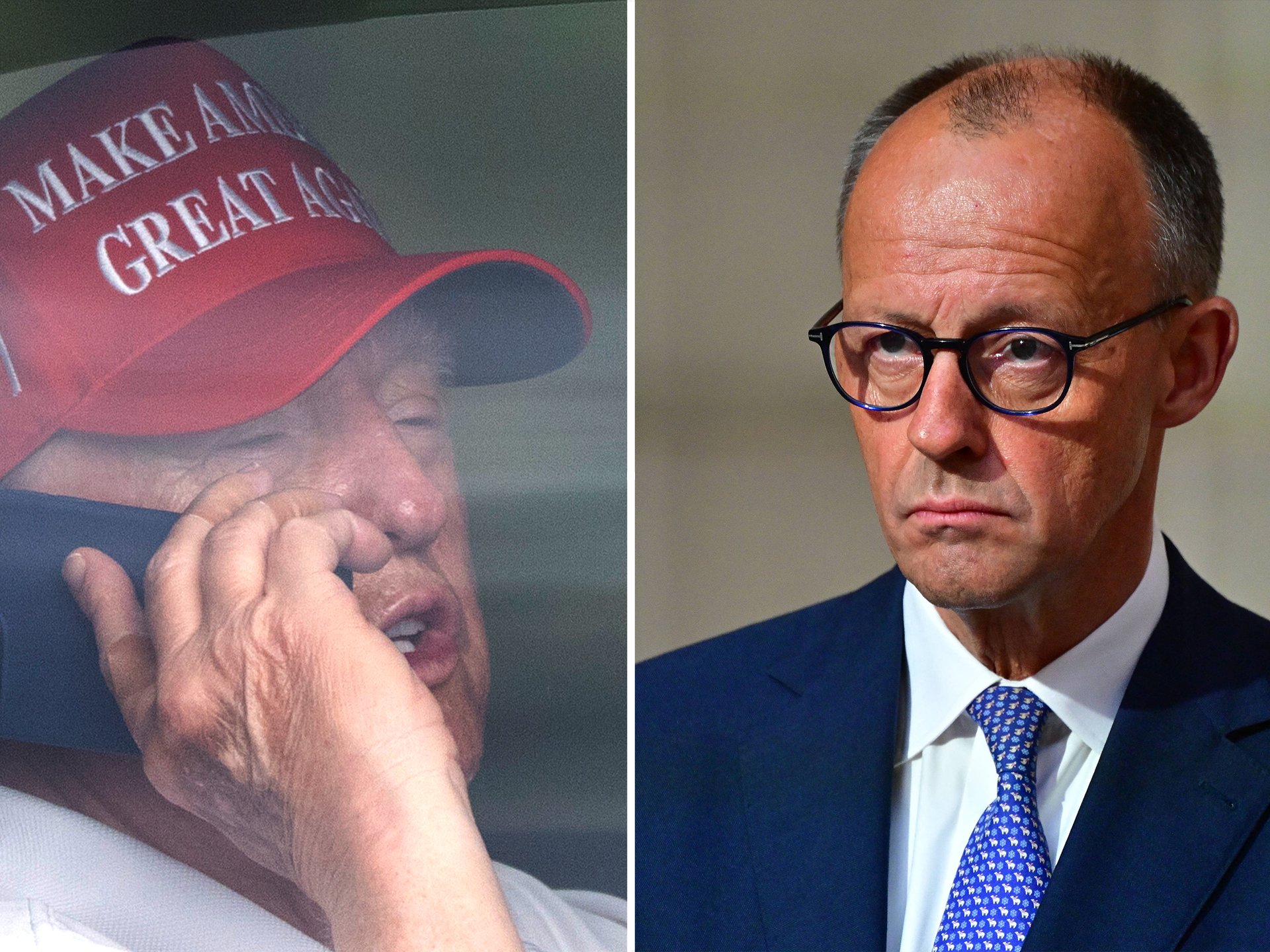 Amtsantritt Friedrich Merz: Merz lädt Trump im ersten Telefonat nach  Deutschland ein