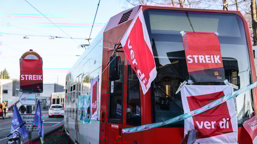 Streik: Wo am Donnerstag Busse und Bahnen bestreikt werden