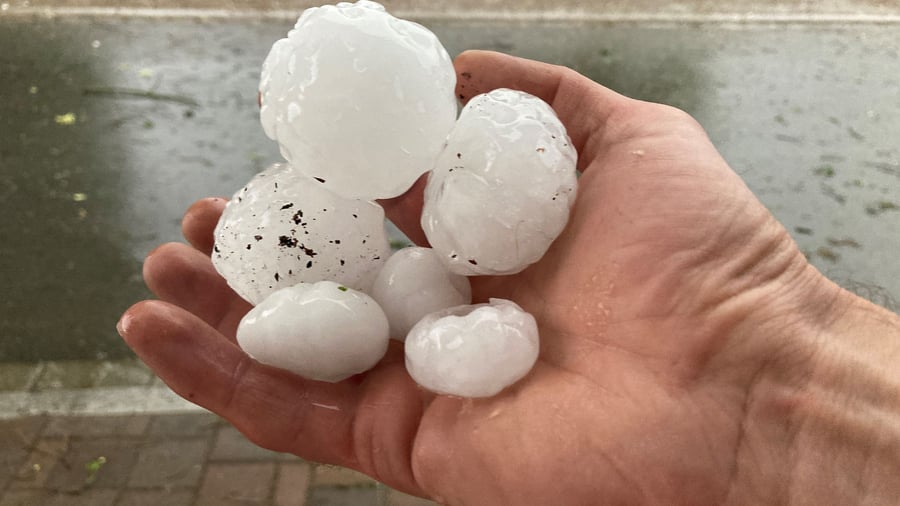 Schwergewitter: Deutsche Unternehmen stark hagelgefährdet