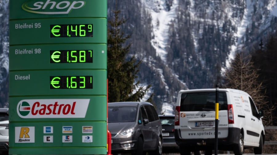 Verbraucherpreise: Teurer Kraftstoff treibt Schweizer Inflation auf Jahreshoch