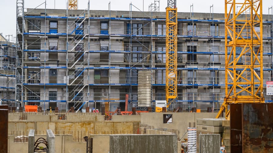 Februar-Zahlen: Mehr neue Wohnungen genehmigt