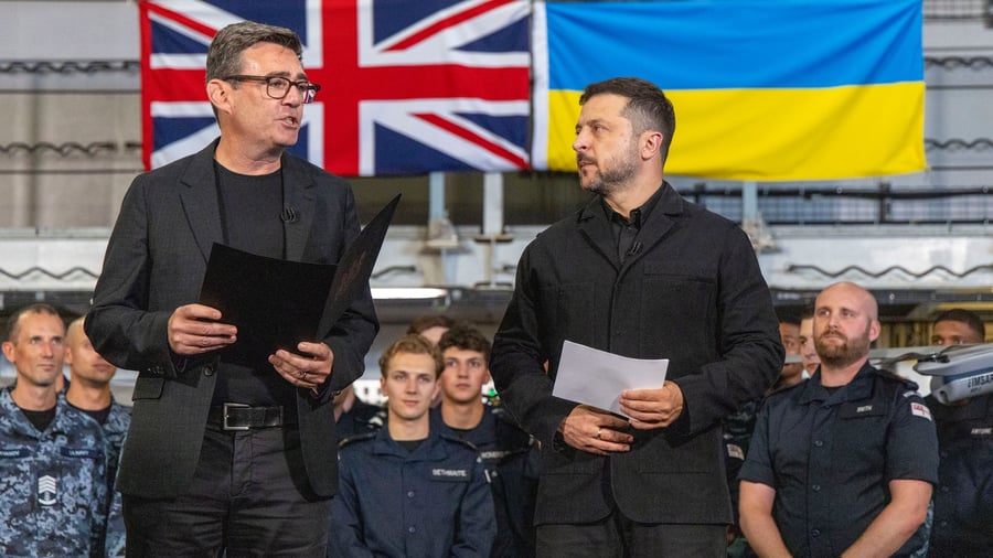 Russlands Angriffskrieg: Premier Burnham macht erste Auslandsreise: Besuch in Kiew